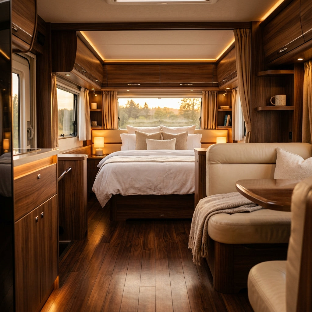 Luxury motorhome interior